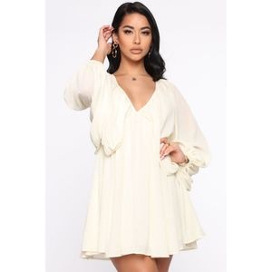 Be your baby doll mini dress
